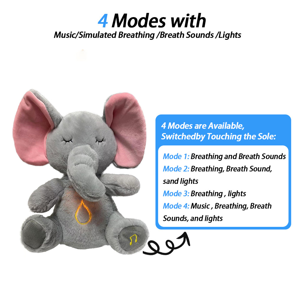 Breathing Plush Companion 🐻✨ - BabyPlay | Where Joyful Moments Begin! Baby Sensory