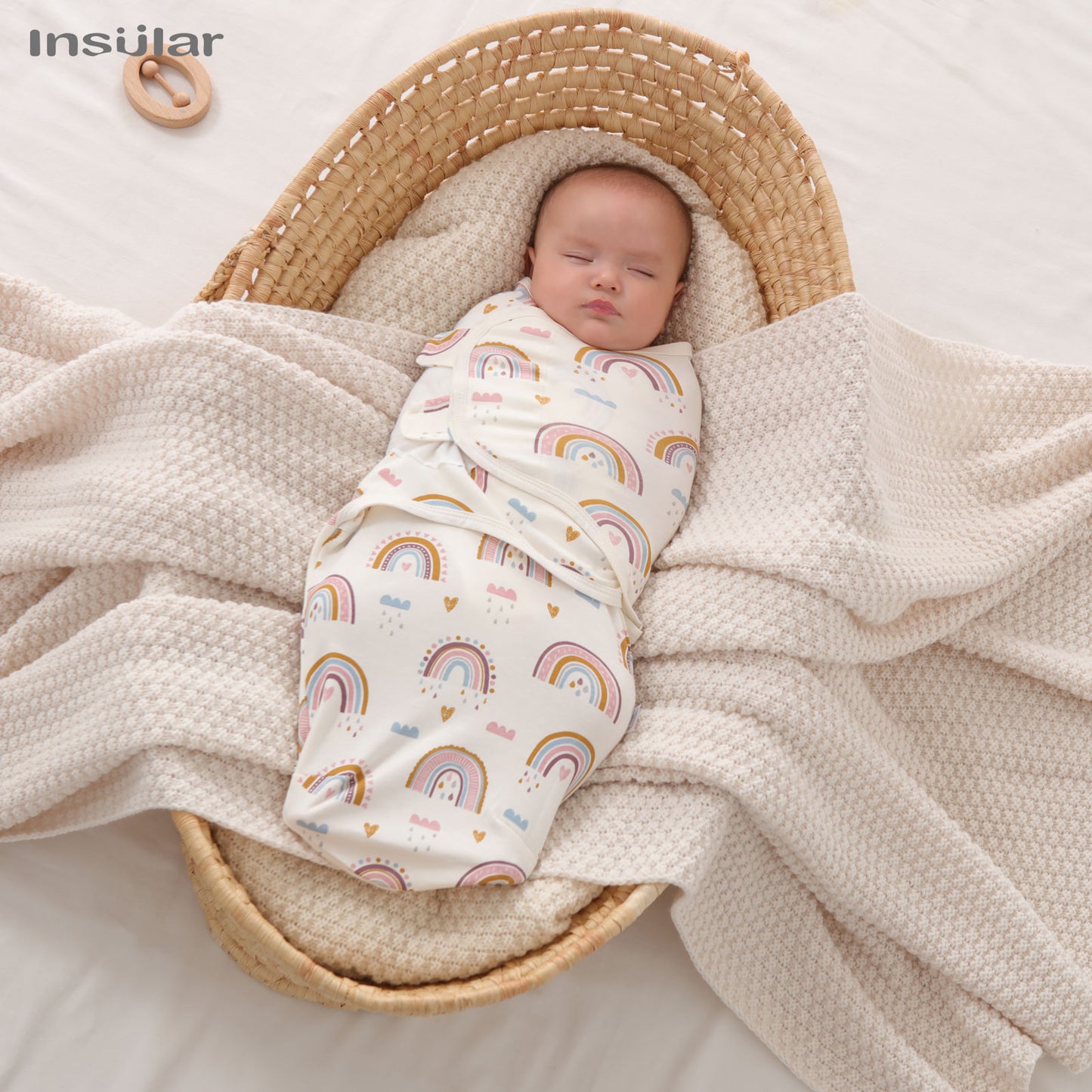 Babyplay Swaddle Me™ Ultra Comfort Adjustable Baby Wrap
