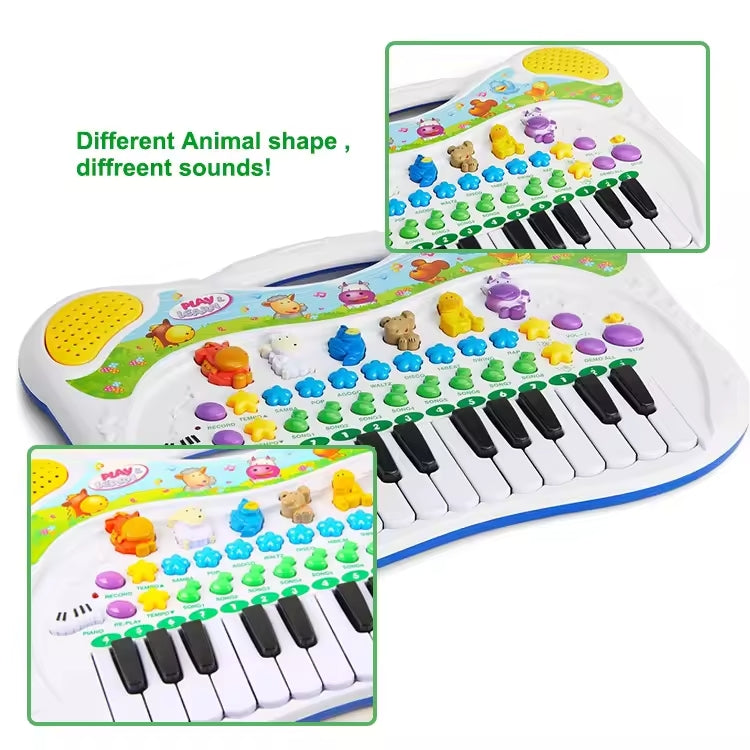 Babyplay Electronic Keyboard | Musical & Educational Animal Sounds