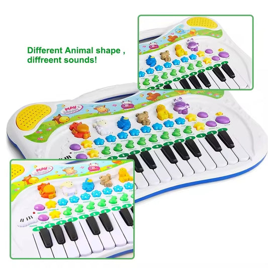 Babyplay Electronic Keyboard | Musical & Educational Animal Sounds - BabyPlay | Where Joyful Moments Begin! Baby Educational Toy