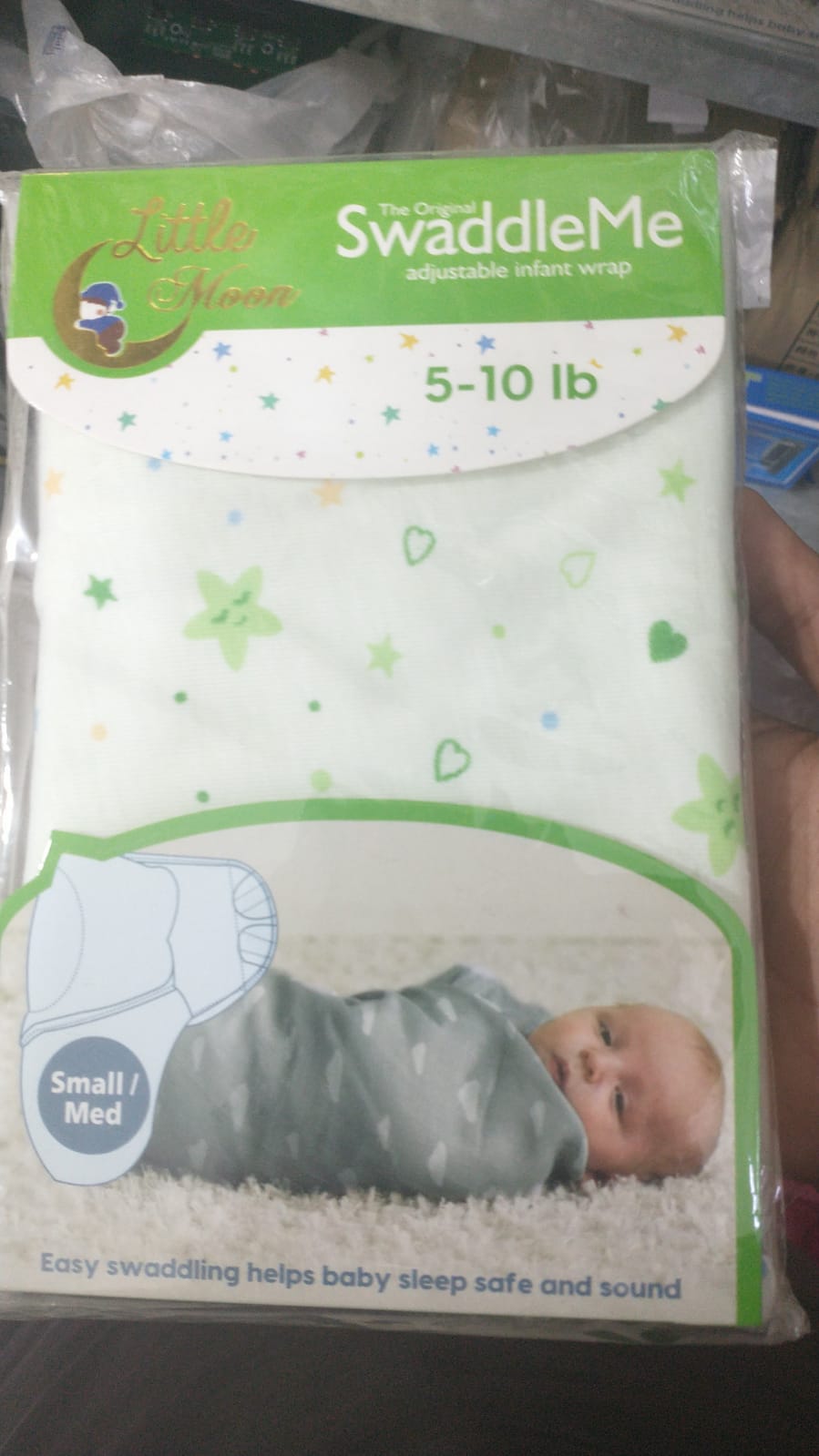 Babyplay Swaddle Me™ Ultra Comfort Adjustable Baby Wrap
