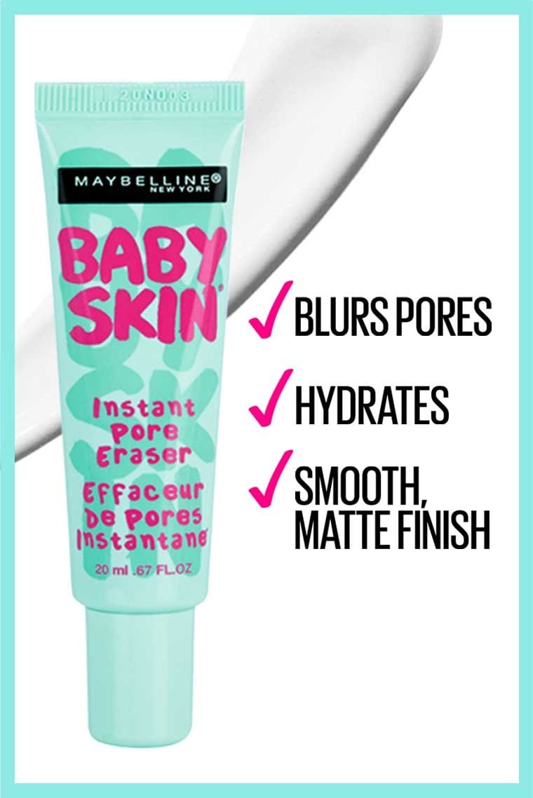 Maybelline Baby Skin Instant Pore Eraser Primer | Matte & Poreless Finish (30ml)