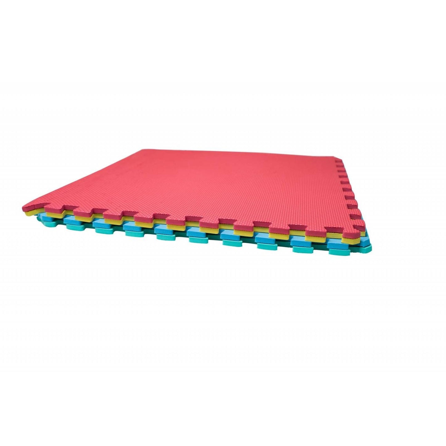 Babyplay 4 PCS MultiColor Puzzle Playmat | Soft Interlocking Foam Floor Mats for Toddler & Kids