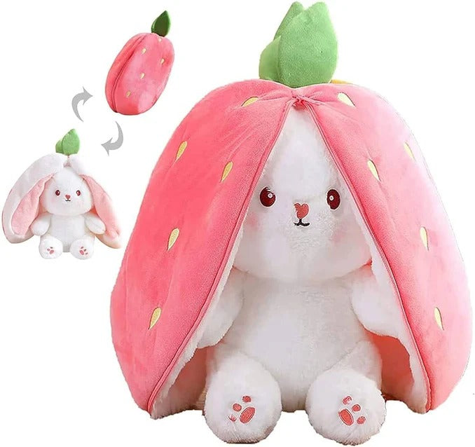 Strawberry Rabbit Plush Doll - BabyPlay | Where Joyful Moments Begin! Baby Plush Toy