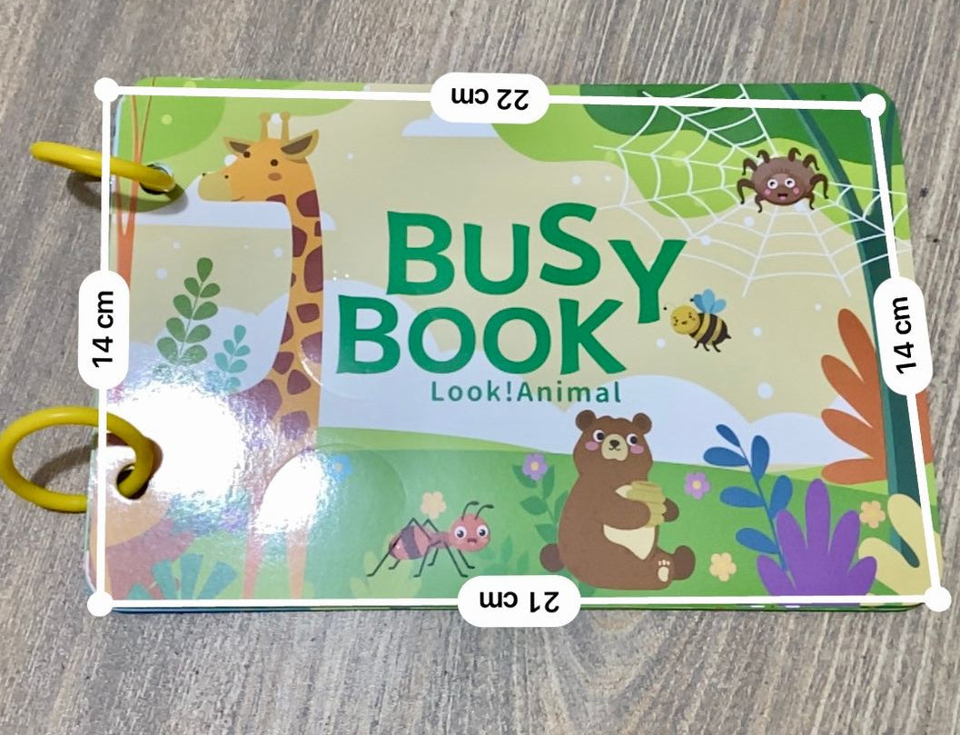 Babyplay Montessori Busy Book | My First Quiet Book for Early Learning