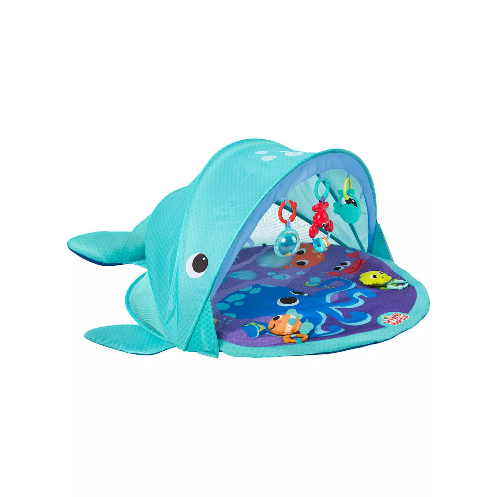 Newborn Baby Shark Shape Folding Playmat & Activity Gym | Premium Quality | Anti-Mosquito - Babyplay, Where Joyful Moments Begin! Baby Play Babyplay, Where Joyful Moments Begin!
