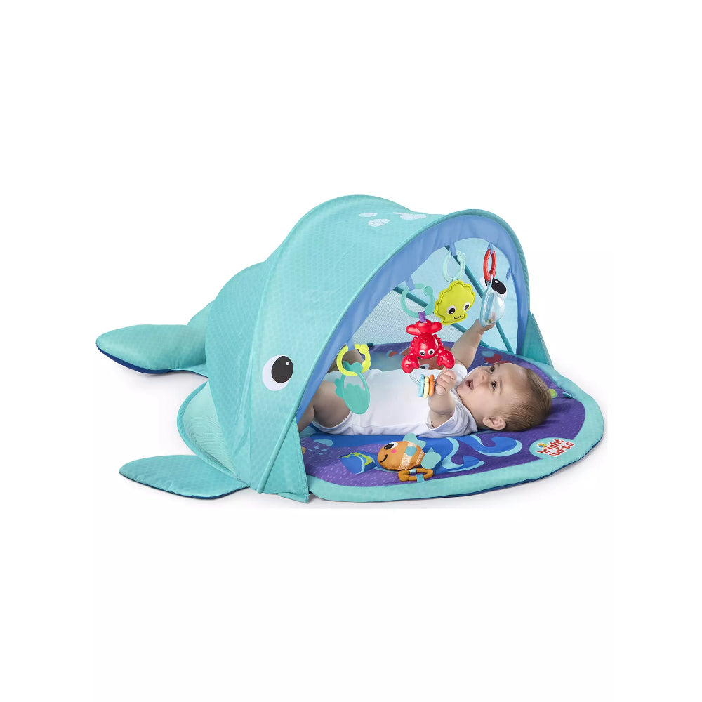 Newborn Baby Shark Shape Folding Playmat & Activity Gym | Premium Quality | Anti-Mosquito - Babyplay, Where Joyful Moments Begin! Baby Play Babyplay, Where Joyful Moments Begin!