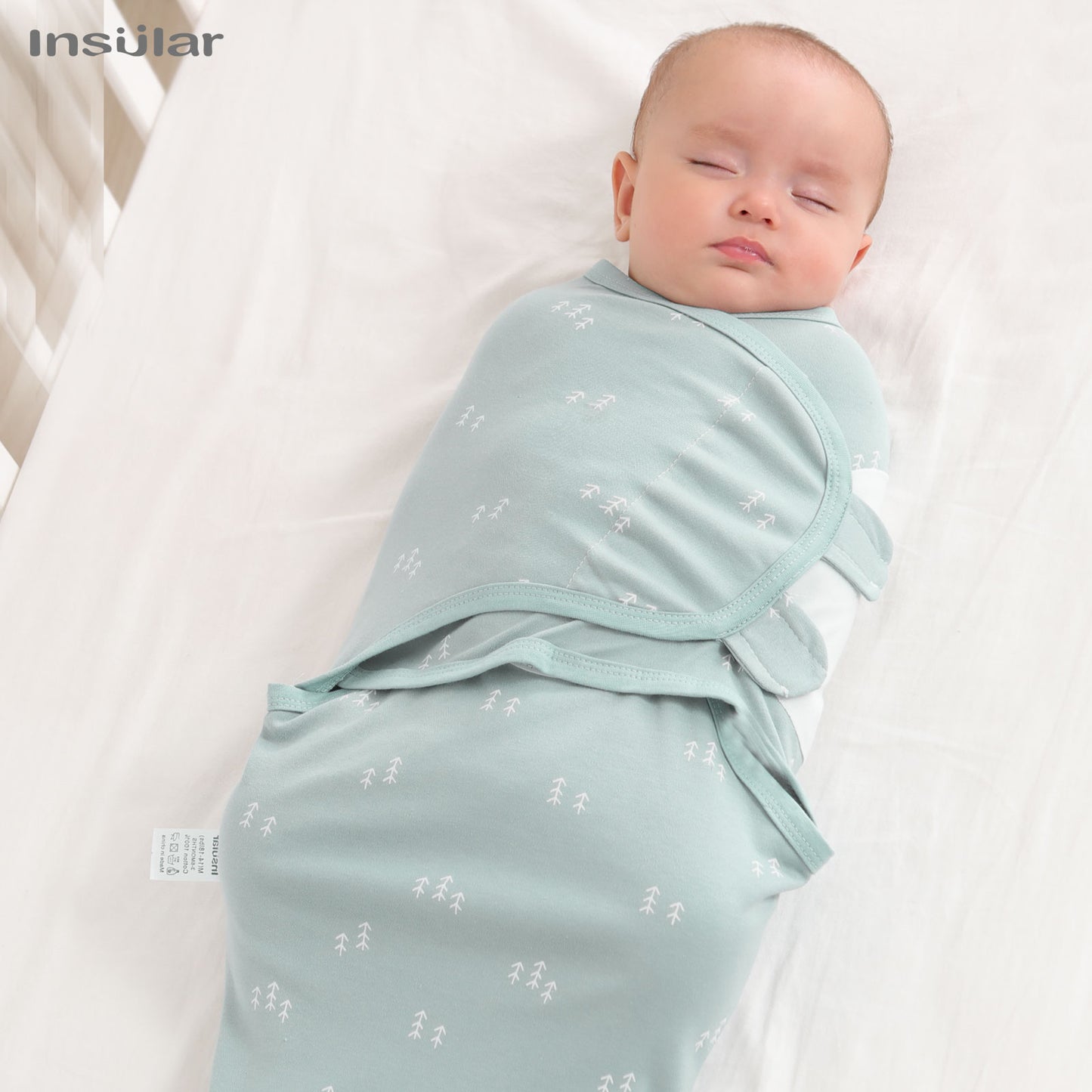 Babyplay Swaddle Me™ Ultra Comfort Adjustable Baby Wrap