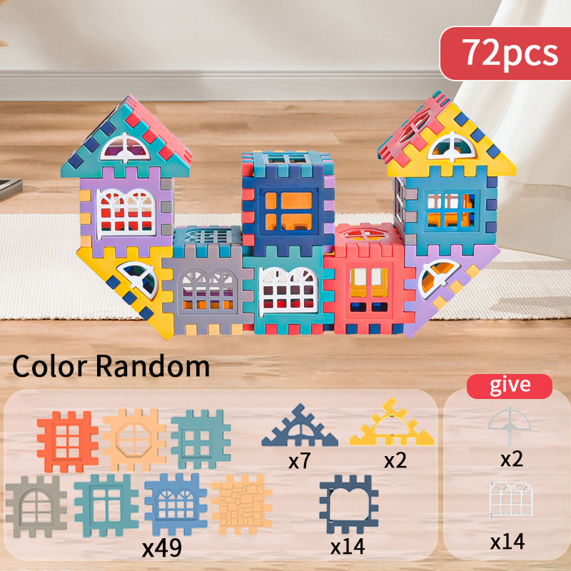 3D House Building Blocks 🏡🧩 - BabyPlay | Where Joyful Moments Begin! Toys