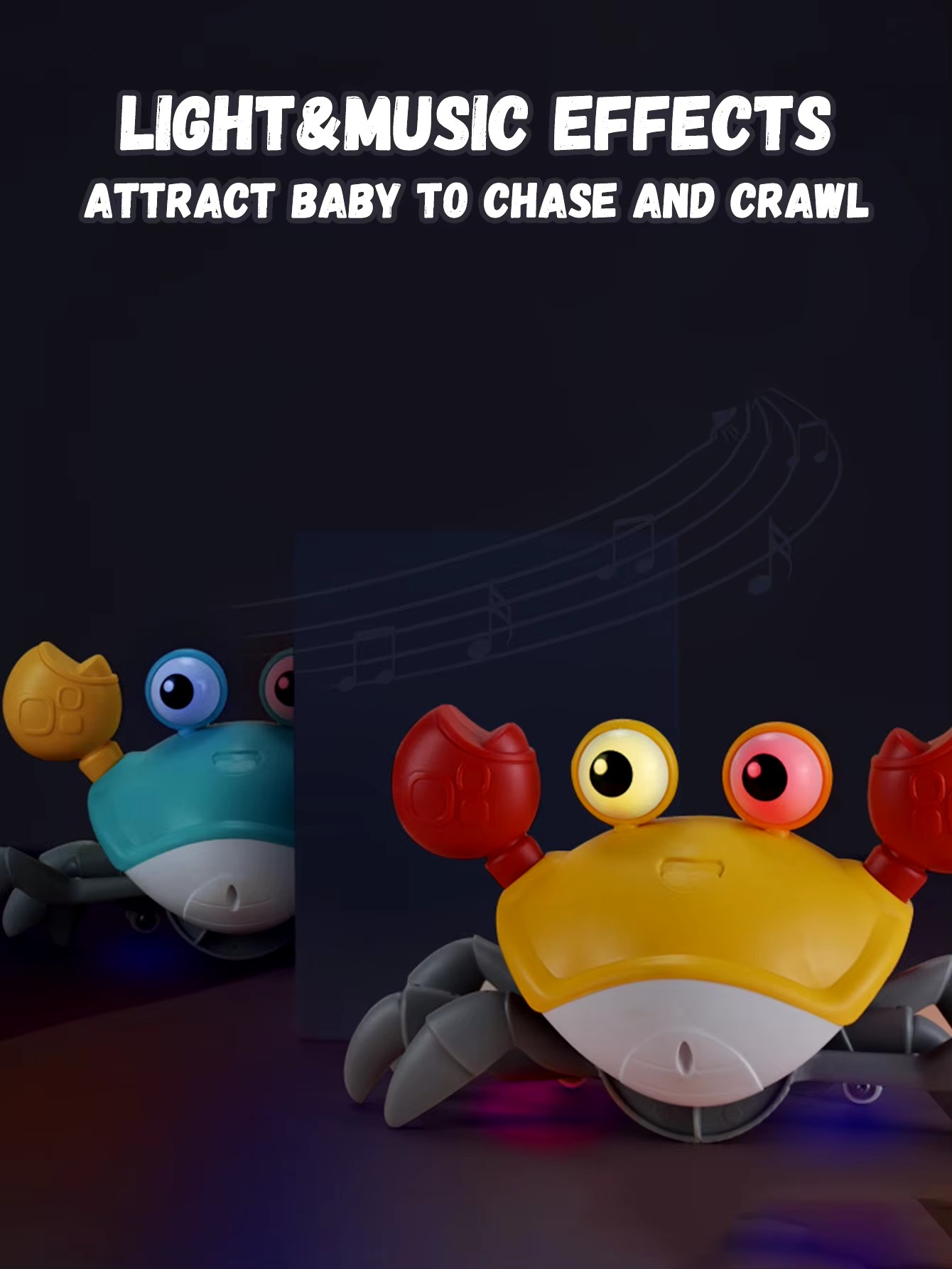 Dancing Crab Chaser 🦀✨ - BabyPlay | Where Joyful Moments Begin! Toys