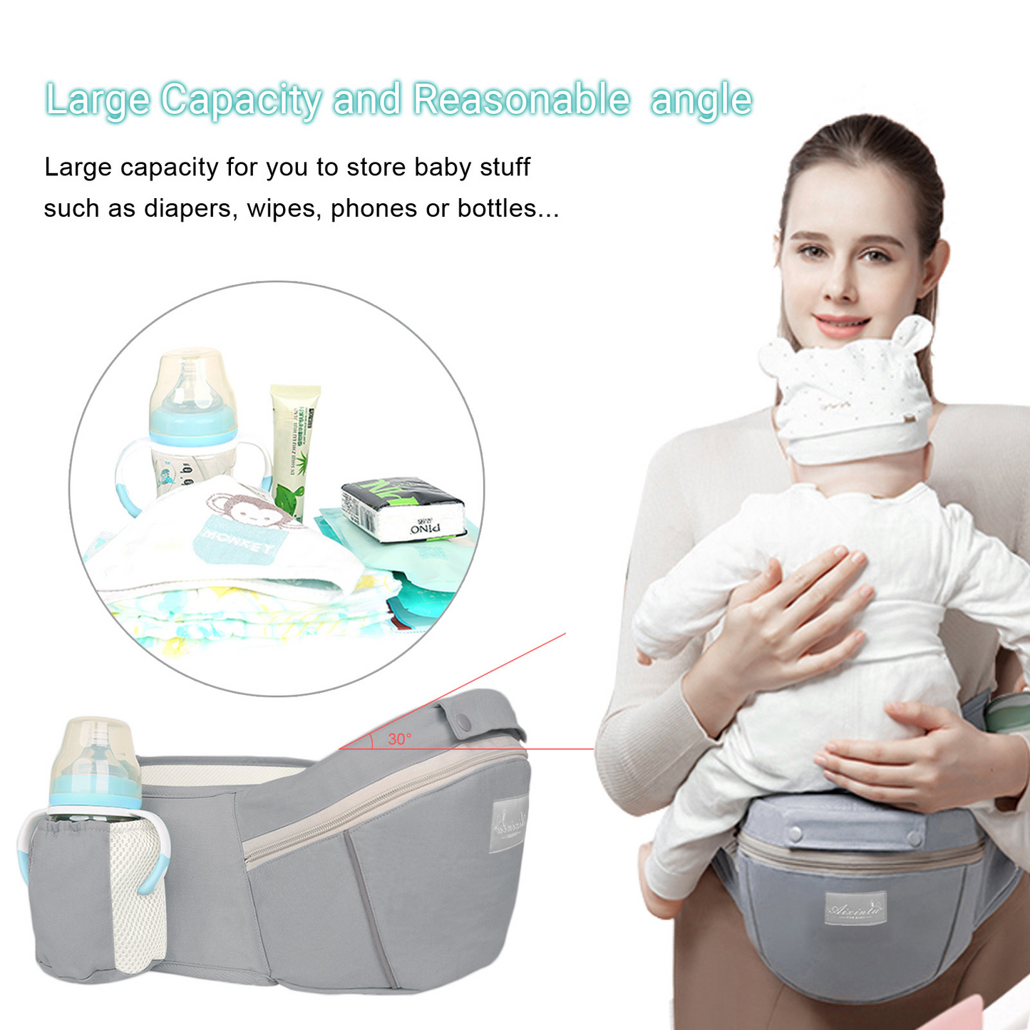 Babyplay™ 4-in-1 Baby Carrier with Seat | Babyplay 👶❤️