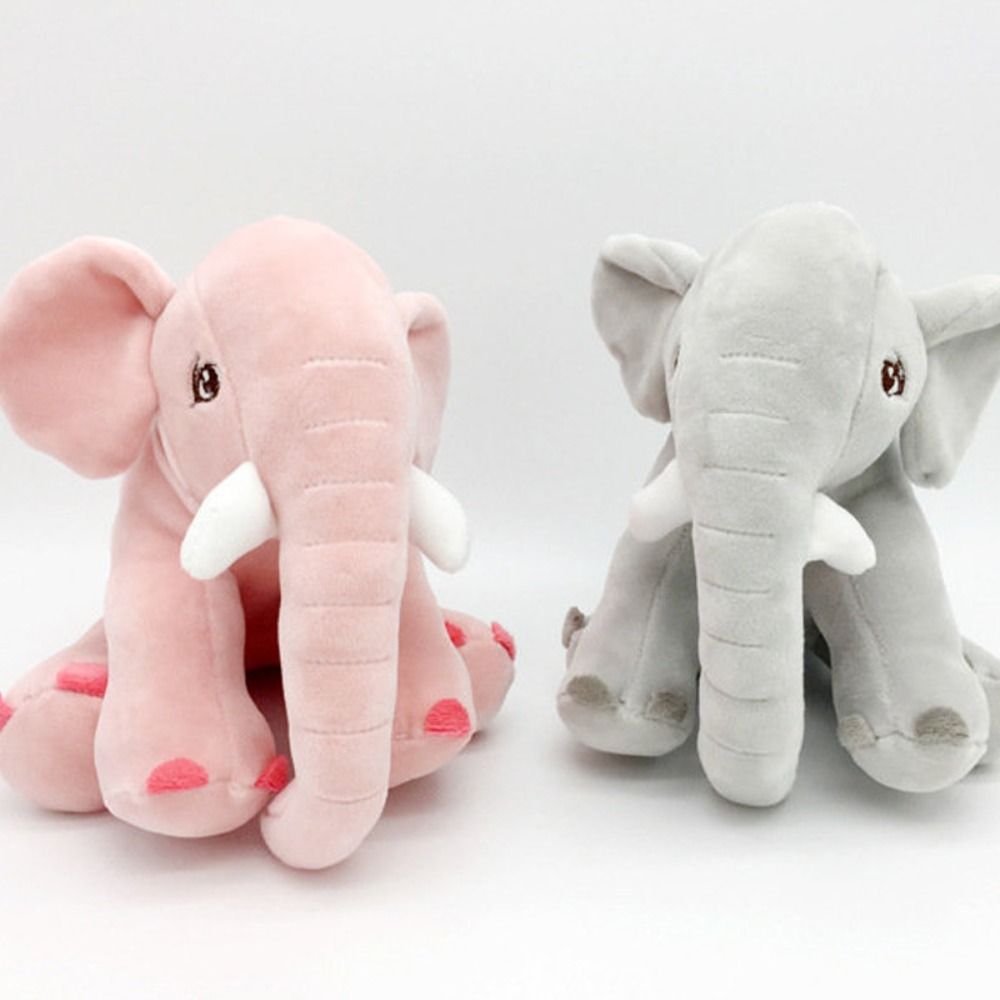 Sitting Baby Elephant Plush Toy | Soft Stuffed Animal for Kids & Babies