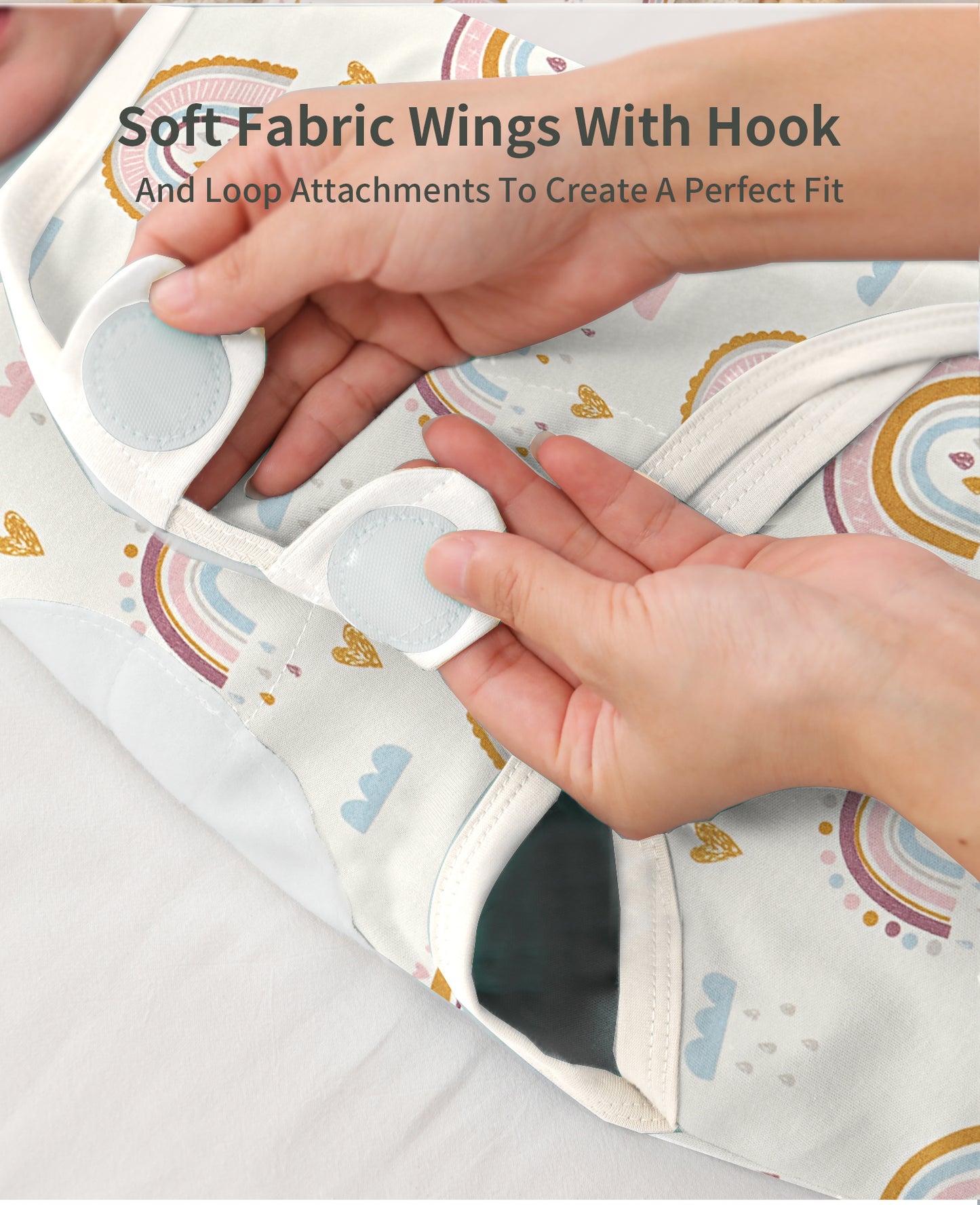 Babyplay Swaddle Me™ Ultra Comfort Adjustable Baby Wrap