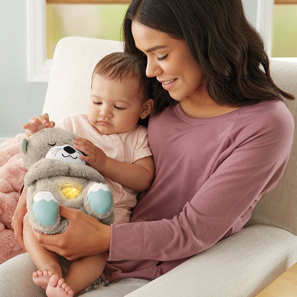 Breathing Plush Companion 🐻✨ - BabyPlay | Where Joyful Moments Begin! Baby Sensory