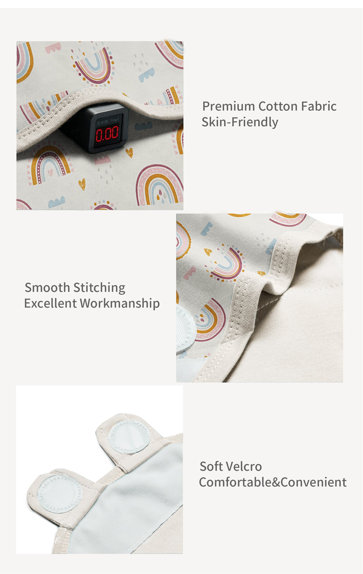 Babyplay Swaddle Me™ Ultra Comfort Adjustable Baby Wrap