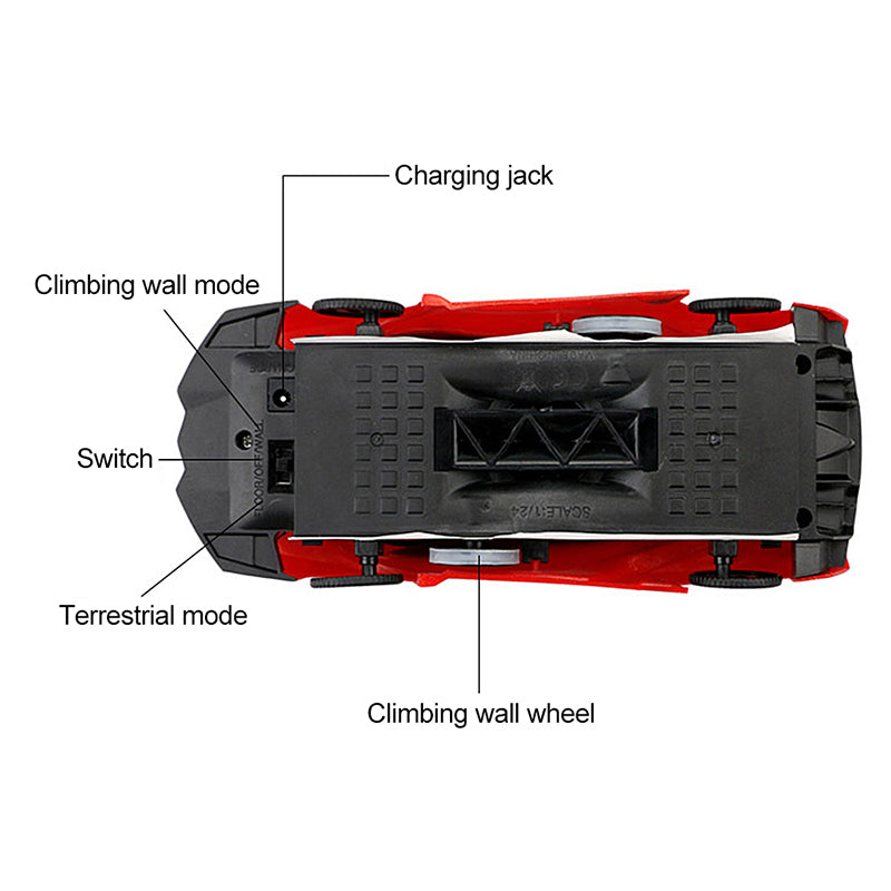 RC Wall Climbing Car ๐๐ง - BabyPlay | Where Joyful Moments Begin! RC Wall Climbing Cars