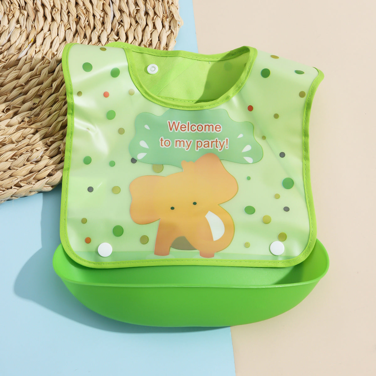 Cartoon Baby Bibs 👶🍉 - BabyPlay | Where Joyful Moments Begin! Cartoon Baby Bibs
