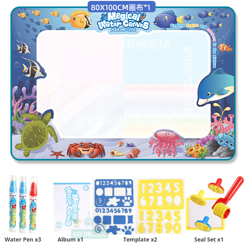 Magic Water Drawing Mat 🎨💧 - BabyPlay | Where Joyful Moments Begin! Drawing Toy