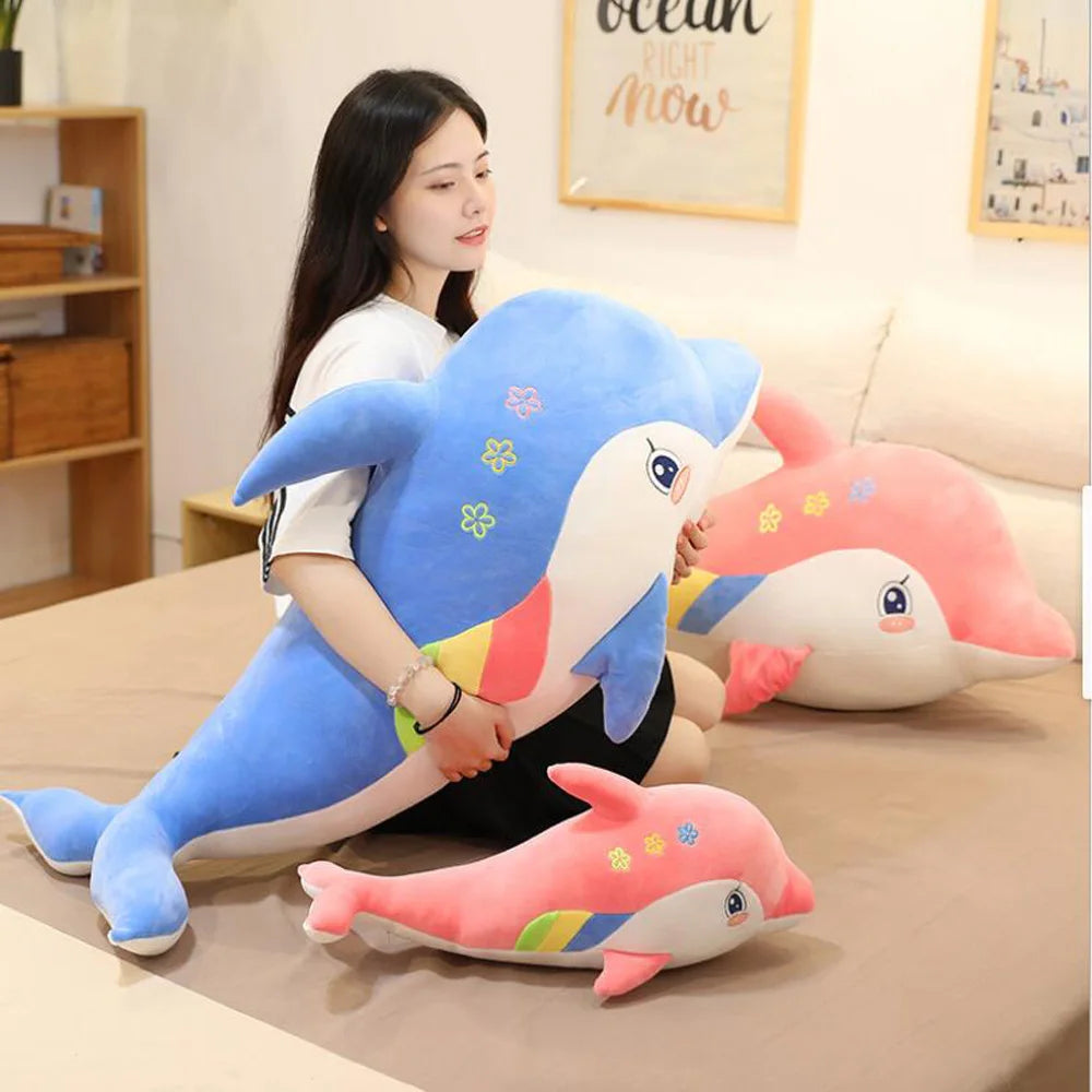 Chroma The Dolphin Plushie - BabyPlay | Where Joyful Moments Begin! Baby Plush Toy