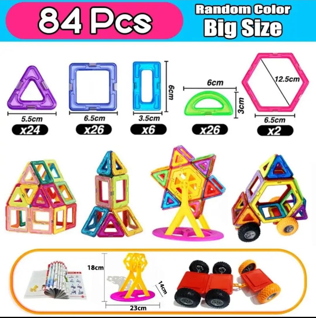 Magnetic Building Blocks 🧲🧩 - BabyPlay | Where Joyful Moments Begin! Building Toys