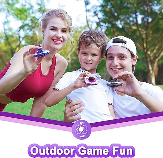 Flying Spinner With Led Light - Premium Quality | Unbreakable - BabyPlay | Where Joyful Moments Begin! Flying Spinner