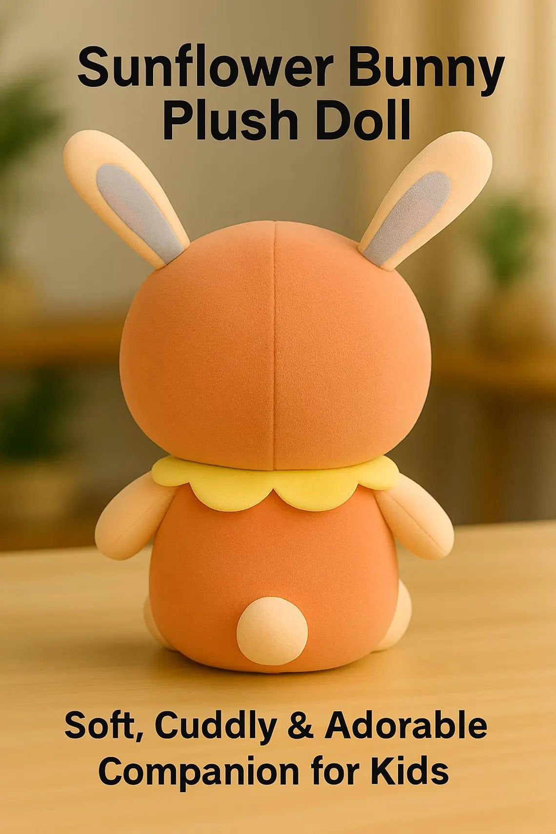 Sunflower Bunny Plushie - BabyPlay | Where Joyful Moments Begin! Baby Plush Toy