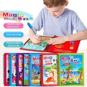 Magic Water Coloring Book & Pen - BabyPlay | Where Joyful Moments Begin! Magic Coloring Book