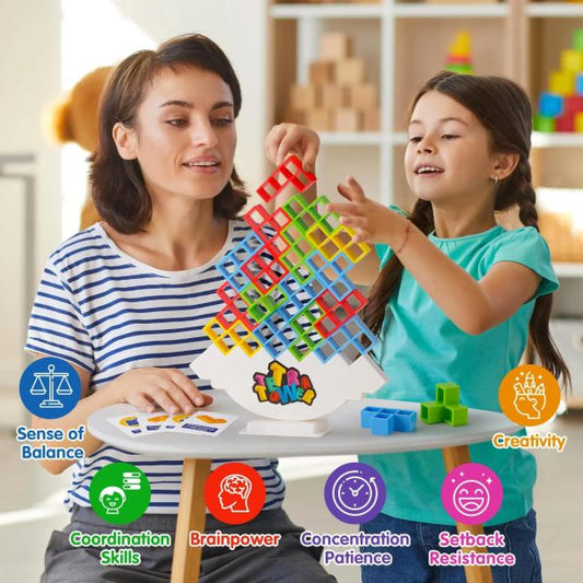 Russian Building Blocks Tetra Tower Game | Brain Booster - BabyPlay | Where Joyful Moments Begin! Tetra Tower Game