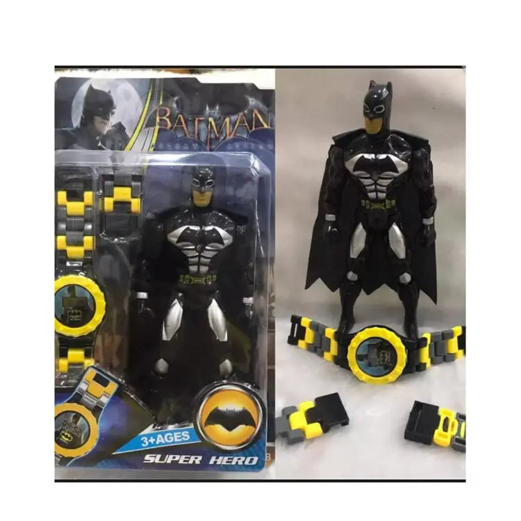 Batman With Watch | Premium Quality Action Figure - Babyplay, Where Joyful Moments Begin! Baby Play Babyplay, Where Joyful Moments Begin!
