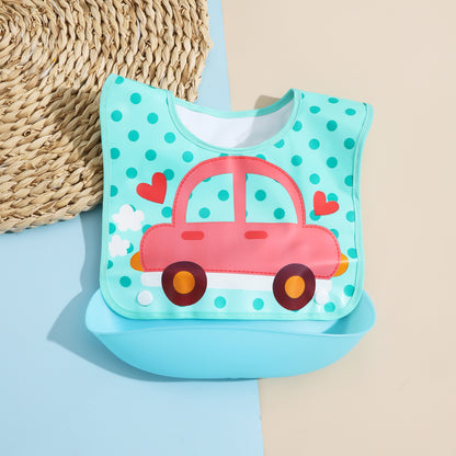 Cartoon Baby Bibs 👶🍉 - BabyPlay | Where Joyful Moments Begin! Cartoon Baby Bibs
