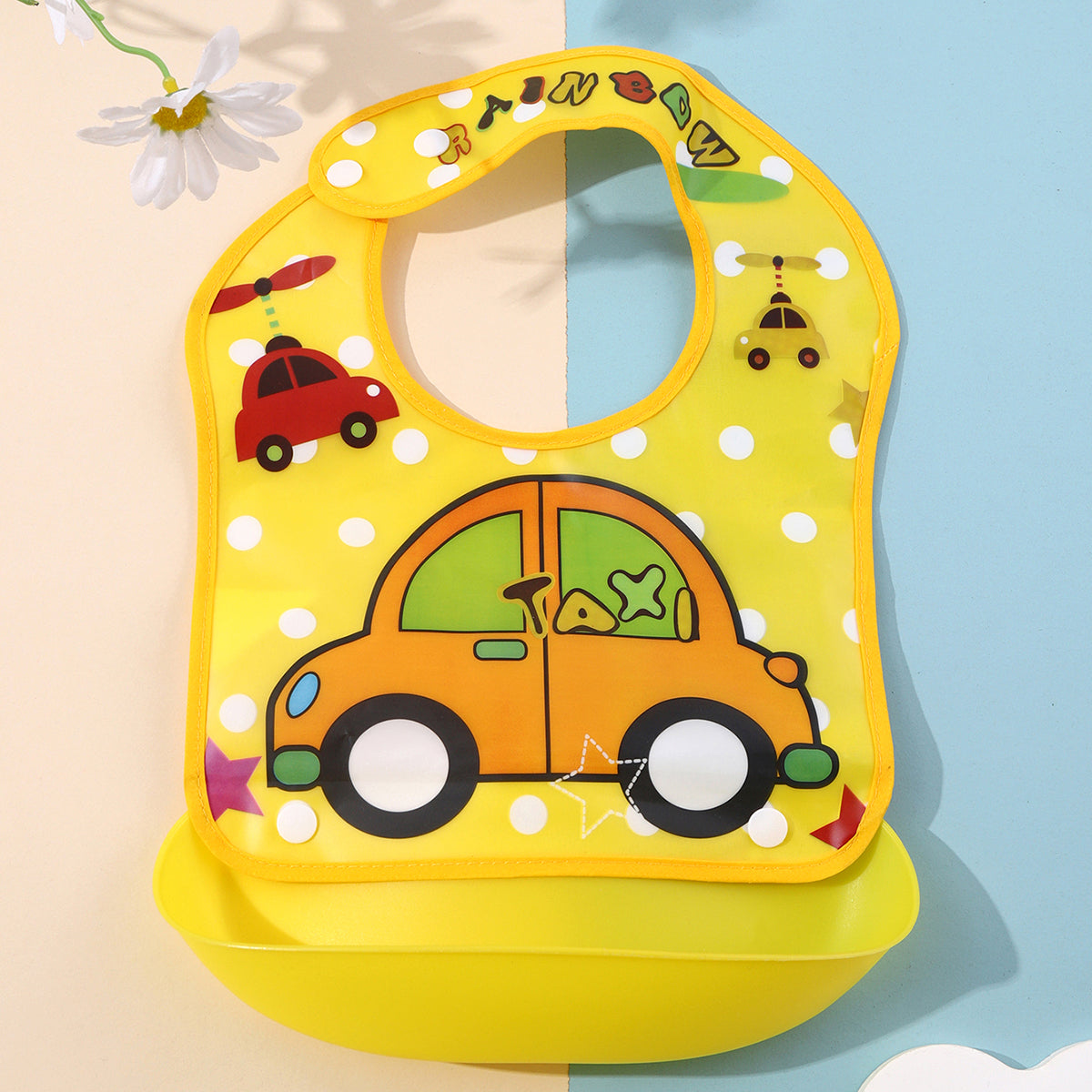 Cartoon Baby Bibs 👶🍉 - BabyPlay | Where Joyful Moments Begin! Cartoon Baby Bibs