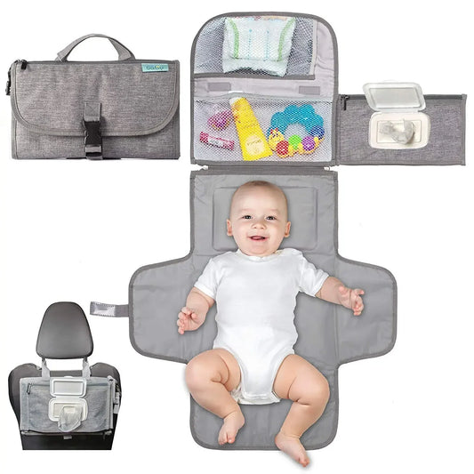 EasyFold Diaper Changing Bag & Pouch | Highest Quality & Waterproof - BabyPlay | Where Joyful Moments Begin! diaper changing kit