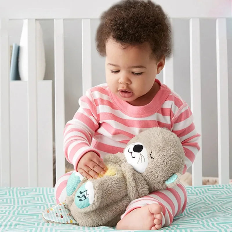 Breathing Plush Companion 🐻✨ - BabyPlay | Where Joyful Moments Begin! Baby Sensory