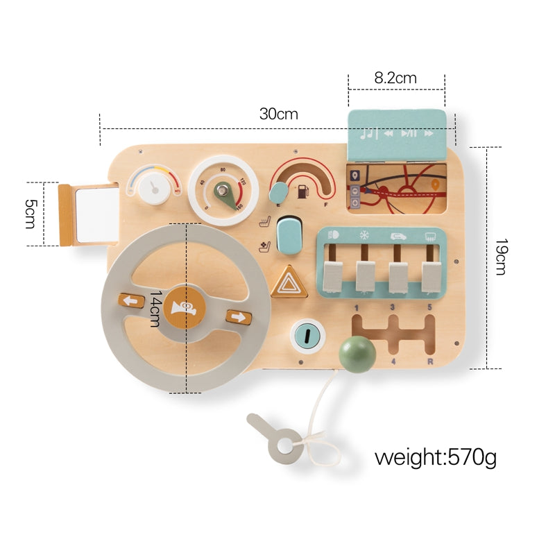 Car Simulation Activity Board 🚗🔑 - BabyPlay | Where Joyful Moments Begin! Activity Board