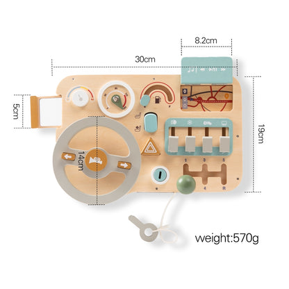 Car Simulation Activity Board 🚗🔑 - BabyPlay | Where Joyful Moments Begin! Activity Board