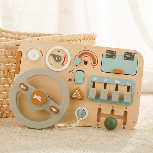 Car Simulation Activity Board 🚗🔑 - BabyPlay | Where Joyful Moments Begin! Activity Board