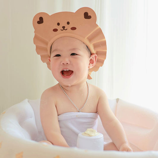 Baby Shower Cap 🐻💦 - BabyPlay | Where Joyful Moments Begin!