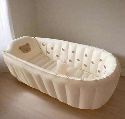 Baby Bear Inflatable Bathtub 🛁🐻 - BabyPlay | Where Joyful Moments Begin! Inflatable Bath Tub