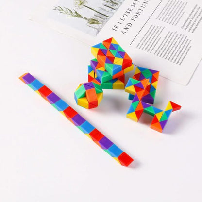 Colorful Magic Ruler Cube | 2-Pieces - Babyplay, Where Joyful Moments Begin! Baby Play Babyplay, Where Joyful Moments Begin!