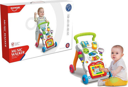 4 In 1 Baby Walker | Toddler Push Music Walker | Educational Learning Toy - Babyplay, Where Joyful Moments Begin! Baby Play Babyplay, Where Joyful Moments Begin!