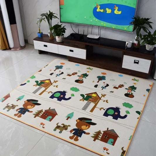 Babyplay Double-Sided Crawling Play Mat | Waterproof & Foldable Floor Mat for Babies