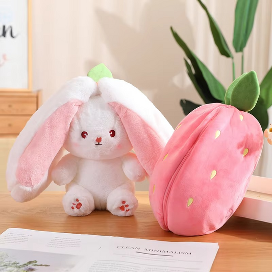 Strawberry Rabbit Plush Doll - BabyPlay | Where Joyful Moments Begin! Baby Plush Toy