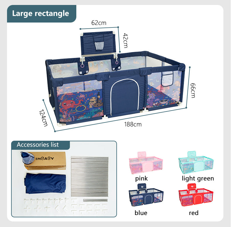Baby Playpen ⚽🏀 - BabyPlay | Where Joyful Moments Begin!