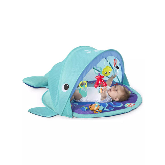Newborn Baby Shark Shape Folding Playmat & Activity Gym | Premium Quality | Anti-Mosquito - Babyplay, Where Joyful Moments Begin! Baby Play Babyplay, Where Joyful Moments Begin!