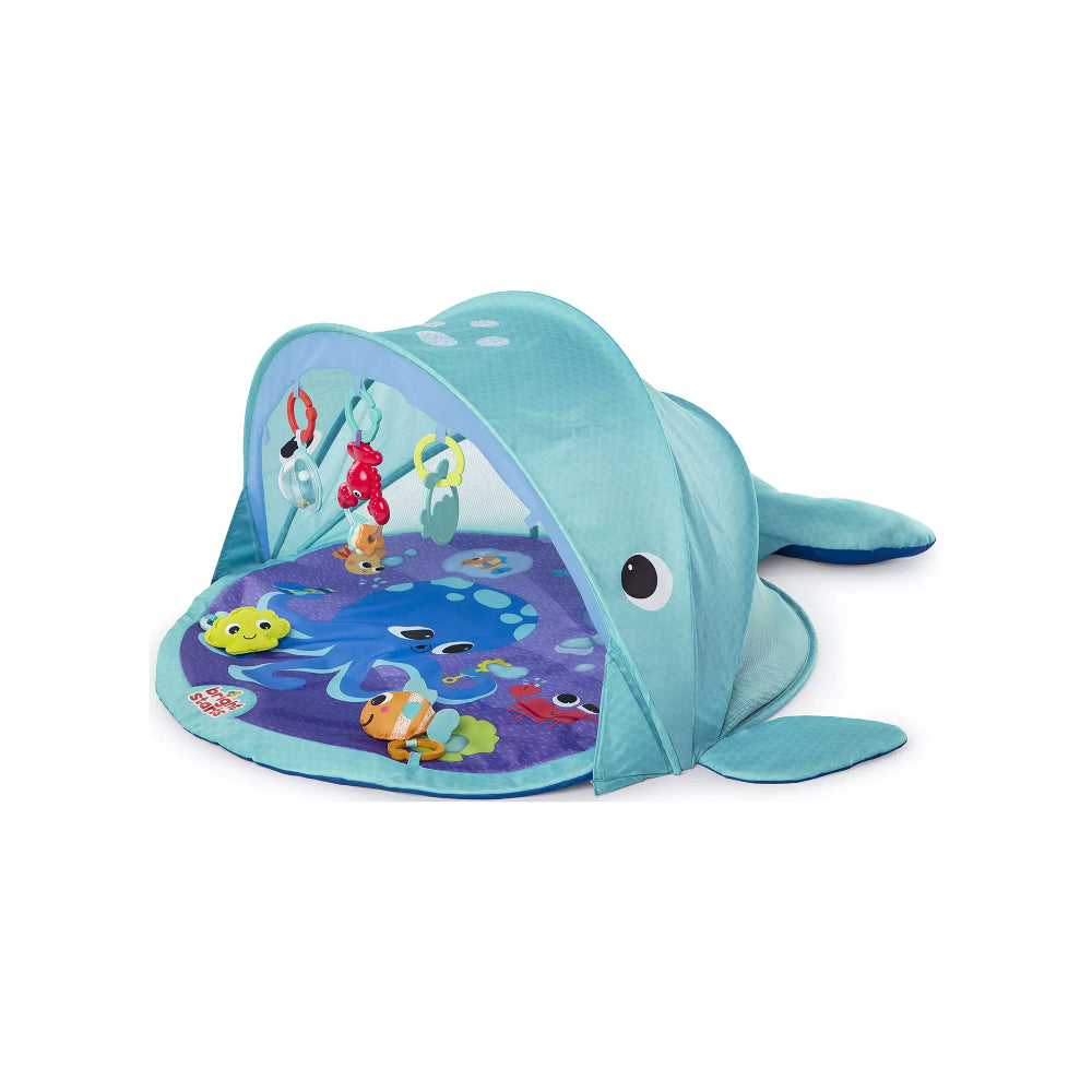 Newborn Baby Shark Shape Folding Playmat & Activity Gym | Premium Quality | Anti-Mosquito - Babyplay, Where Joyful Moments Begin! Baby Play Babyplay, Where Joyful Moments Begin!