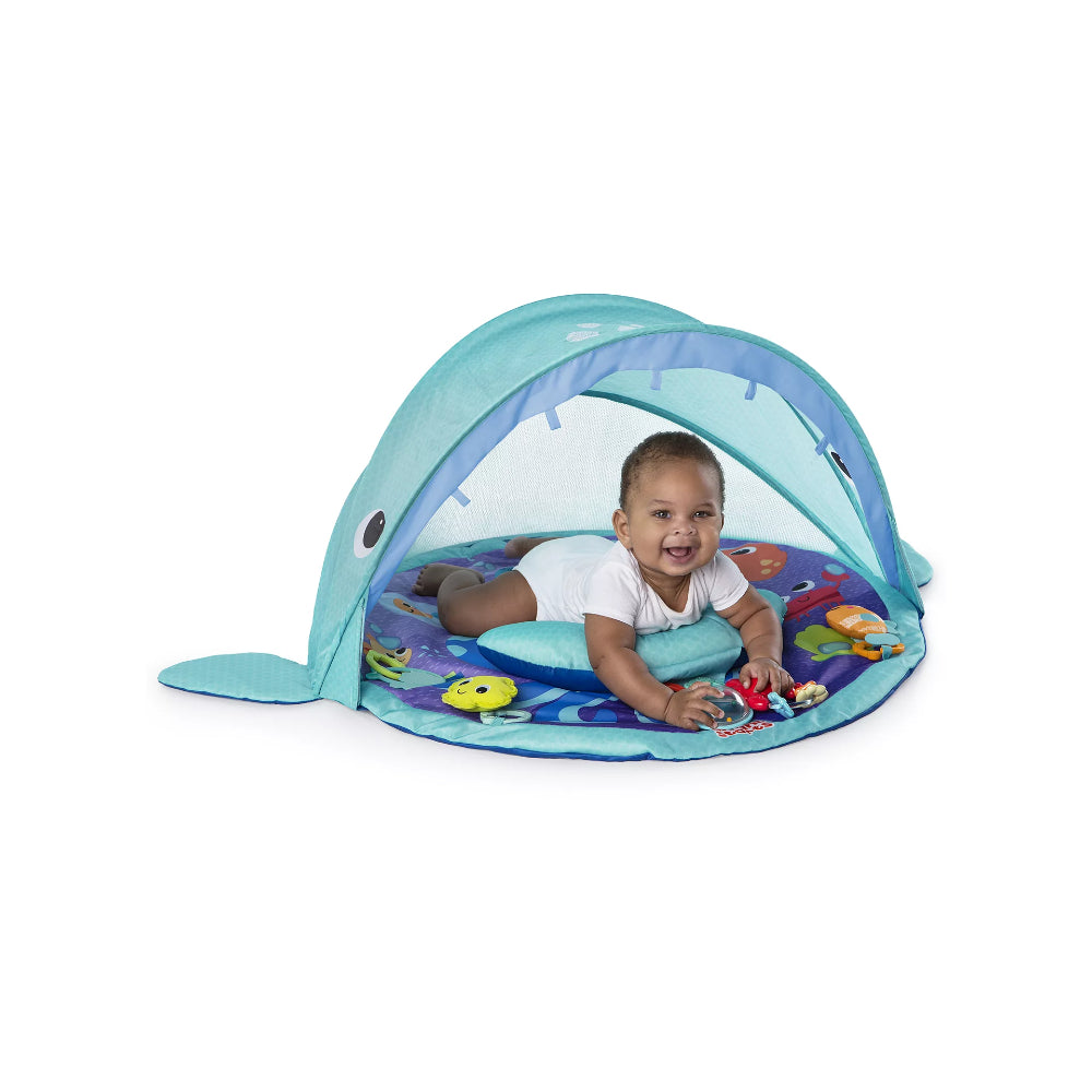 Newborn Baby Shark Shape Folding Playmat & Activity Gym | Premium Quality | Anti-Mosquito - Babyplay, Where Joyful Moments Begin! Baby Play Babyplay, Where Joyful Moments Begin!