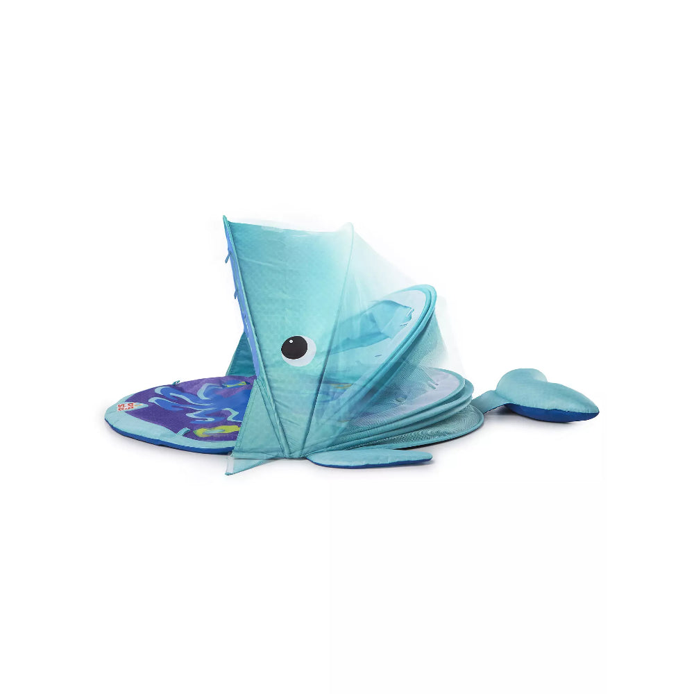 Newborn Baby Shark Shape Folding Playmat & Activity Gym | Premium Quality | Anti-Mosquito - Babyplay, Where Joyful Moments Begin! Baby Play Babyplay, Where Joyful Moments Begin!
