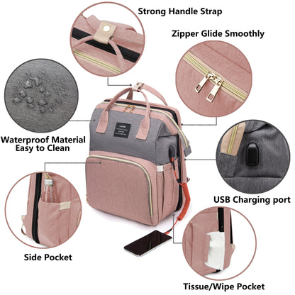 Mommy’s Travel Crib Diaper Bag 👜👶 - BabyPlay | Where Joyful Moments Begin! Baby Storage & Bed