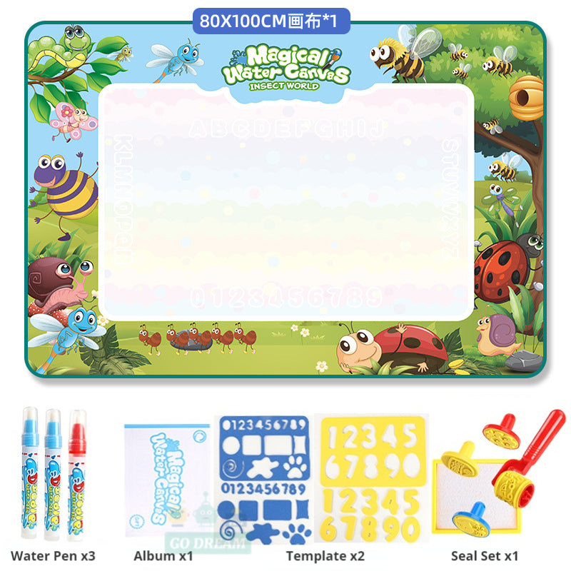 Magic Water Drawing Mat 🎨💧 - BabyPlay | Where Joyful Moments Begin! Drawing Toy