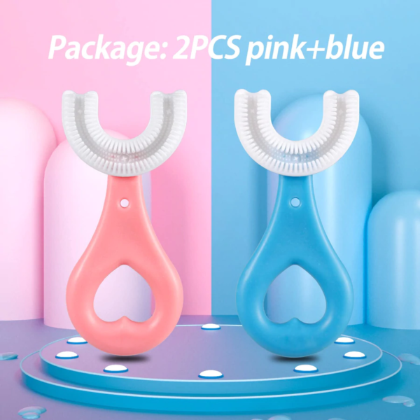 U-Shaped Baby Silicone Toothbrush | Premium Quality - Babyplay, Where Joyful Moments Begin! Baby Play Babyplay, Where Joyful Moments Begin!